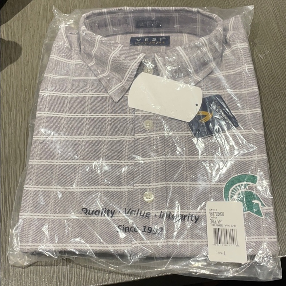 Men’s Michigan State Collared Shirt